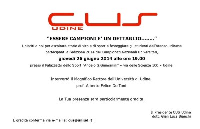 Invito incontro CNU 2014