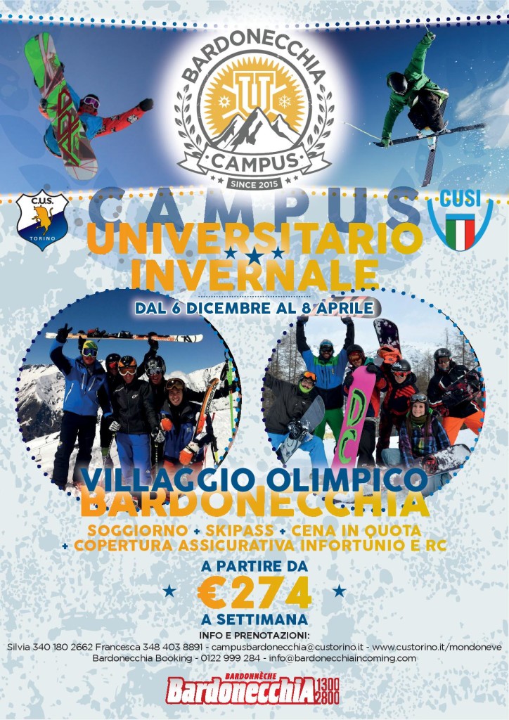 Locandina Campus Invernale Bardonecchia