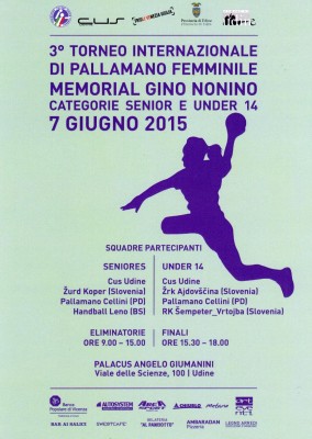 pallamano memorial nonino 2015