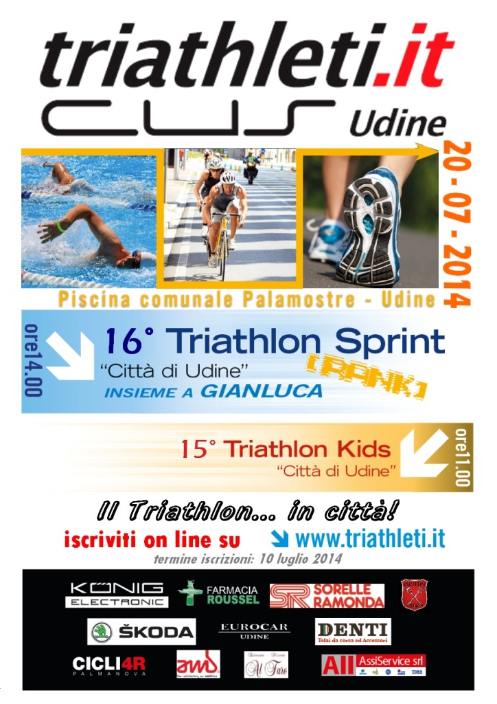 volantino triathlon udine 2014