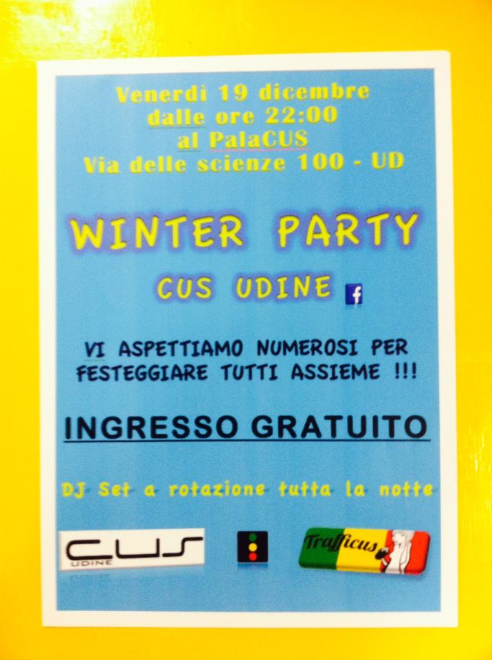 cus udine winter party